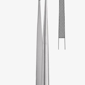 Pintsetid 1063/TC 180mm mikrokirurgilised koepintsetid Tungsten Carbid otstega