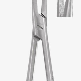 Nõelahoidja 1920/D-D Castroviejo Diamand mikrokirurgia180mm kaarjas lukustusmehanismiga