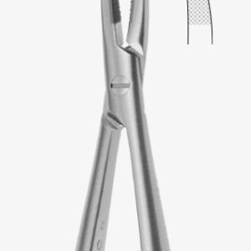 Nõelahoidja 1922/B/TC Castroviejo 140mm kaarjas lukustusmehanismiga Tungsten Carbid otstega